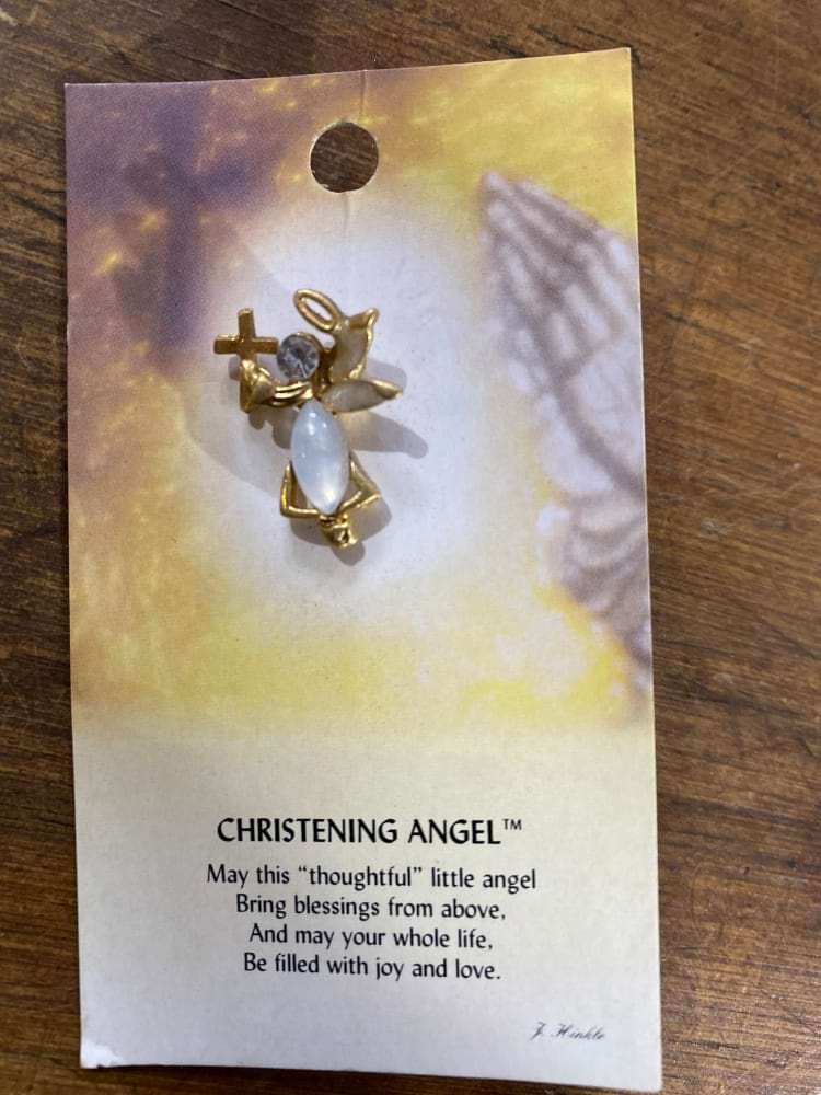Christening Angel Pin